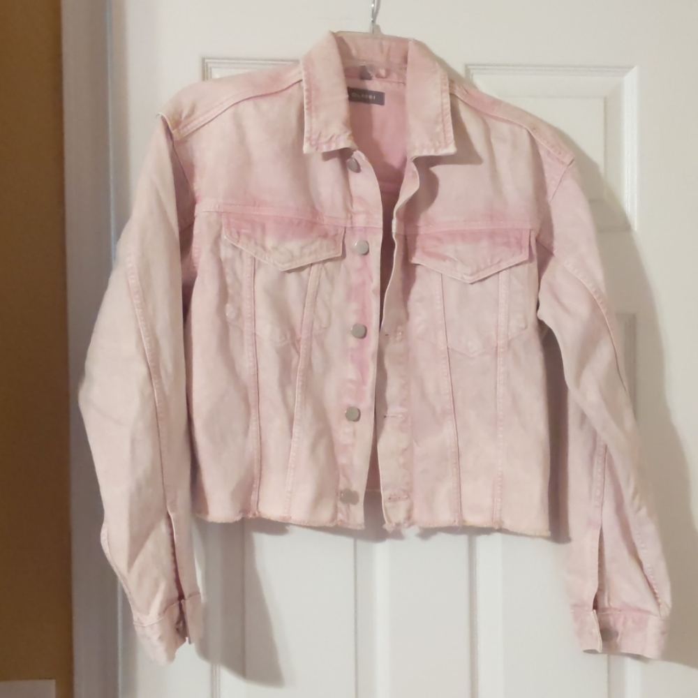 Amazing! NWOT DL1091 Pink Denim Jacket.